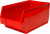 Пластиковый лоток 500x310x250 мм красный