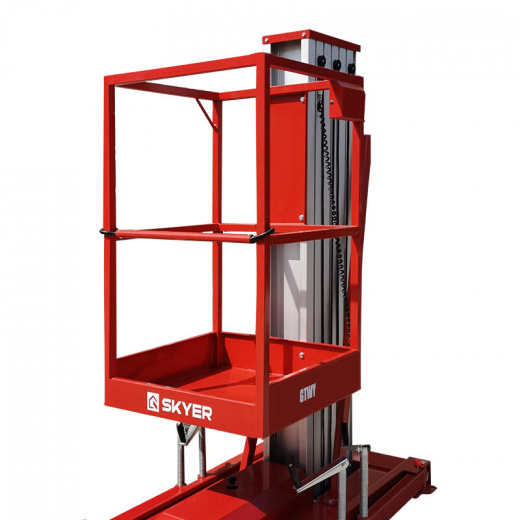 Одномачтовый подъемник SKYER (высота 8 м, от сети и АКБ) GTWY8-100 AC/DC в наличии